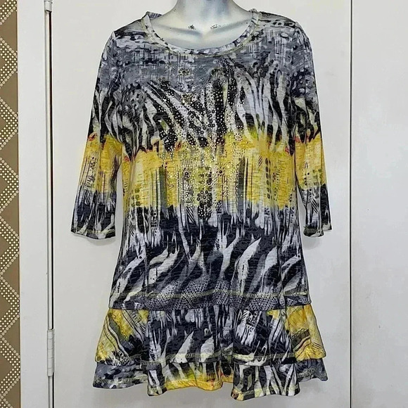 Onque Petite Elements of Life Blouse - Picture 1 of 7